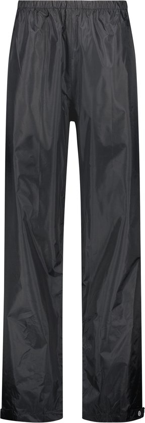 Zwarte AGU Passat Essential regenbroek, recht model.