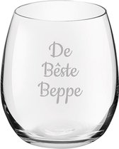 Gegraveerde Drinkglas 39cl De Bêste Beppe
