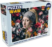 Puzzel Meisje met de parel - Bloemen - Johannes Vermeer - Legpuzzel - Puzzel 500 stukjes