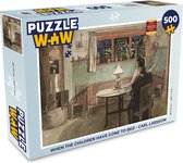 Puzzle Quand les enfants sont couchés - Carl Larsson - Puzzle - Puzzle 500 pièces