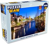 Puzzel Molen - Rotterdam - Haven - Legpuzzel - Puzzel 1000 stukjes volwassenen