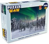 Puzzel Winters landschap in Finland - Legpuzzel - Puzzel 1000 stukjes volwassenen