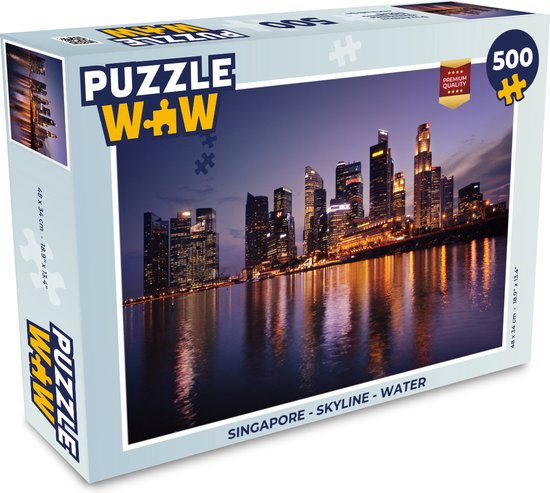 Puzzel Singapore skyline