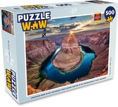 Puzzel Horsehoe Bend in het Nationaal park Grand Canyon in de Amerikaanse staat Arizona - Legpuzzel - Puzzel 500 stukjes