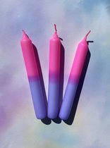 Candy Candles - Kaarsen - Set van 3 - Lollipop Pink Lilac