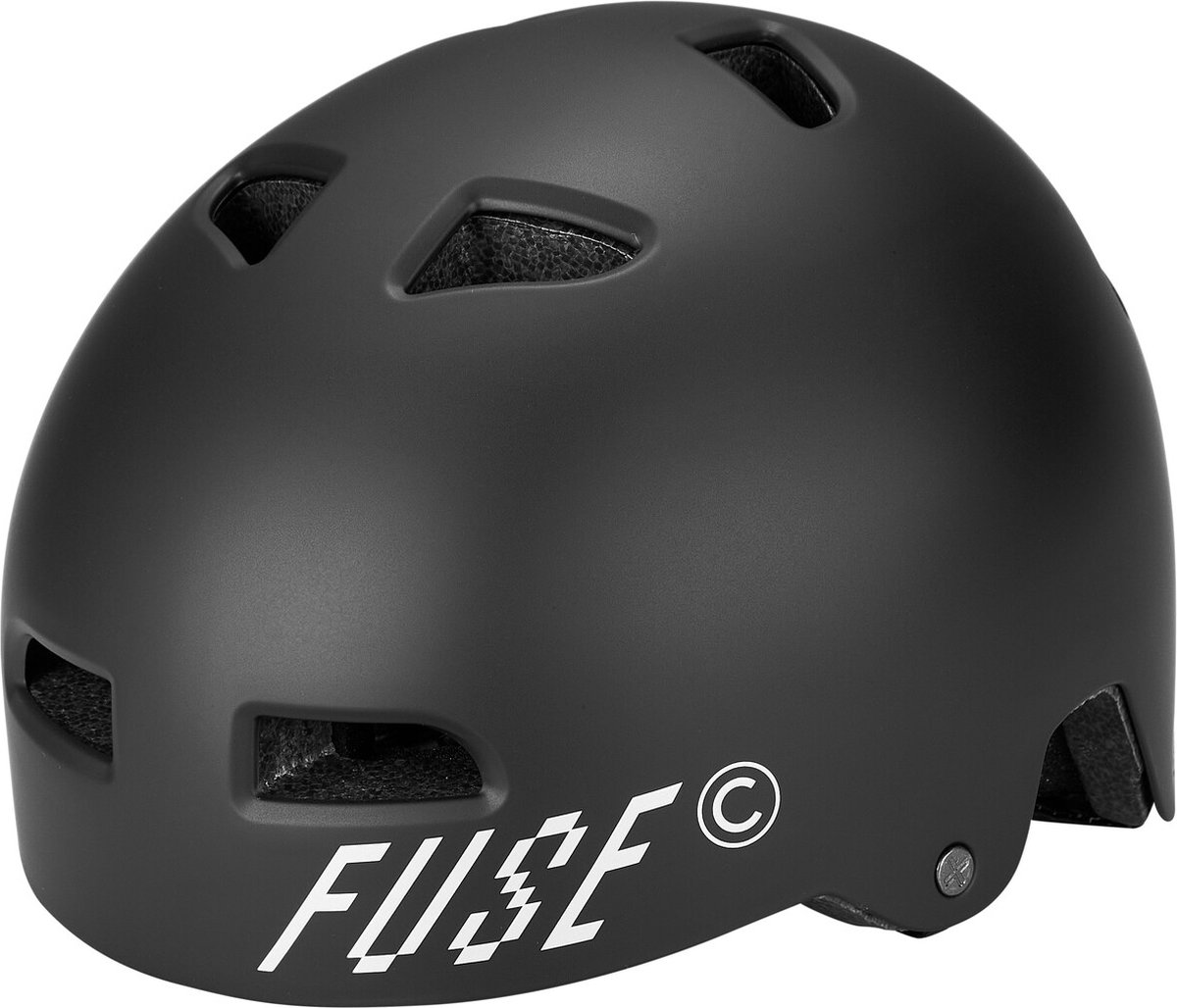 Fuse Alpha BMX helm Matt XS-S 52-54cm Zwart