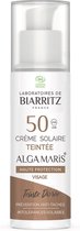 Laboratoires de Biarritz - Suncare - Alga Maris - Getinte gezichtszonnebrand SPF50 Goud 50ml