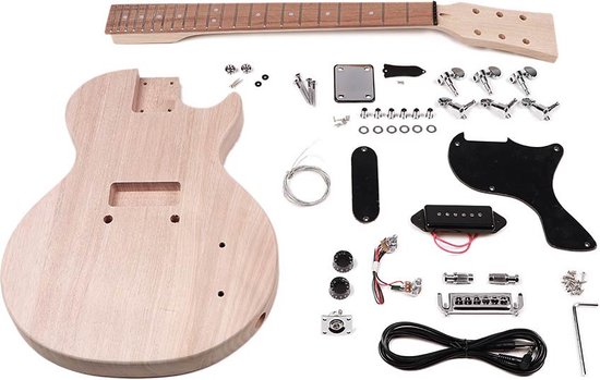 Elektrische gitaar zelfbouwpakket Boston KIT-LPJ-15 Launcher PRO Jr model
