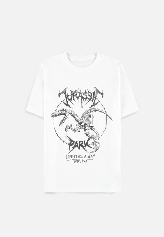 Jurassic Park - Life Finds A Way - Tour 1993 Heren T-shirt - XL - Wit