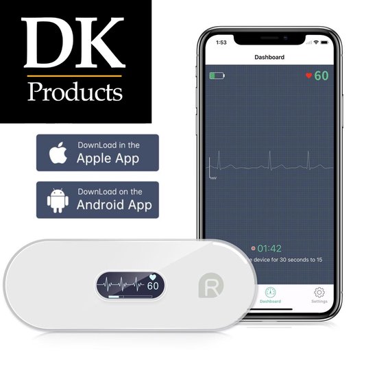 DKProducts Hartslagmeter - ECG monitor - Premium Hartritme Monitor -  Professionele... | bol.com