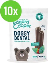 Edgard & Cooper Doggy Dental Sticks Aardbei - Frisse Muntolie Small - 10 Zakken