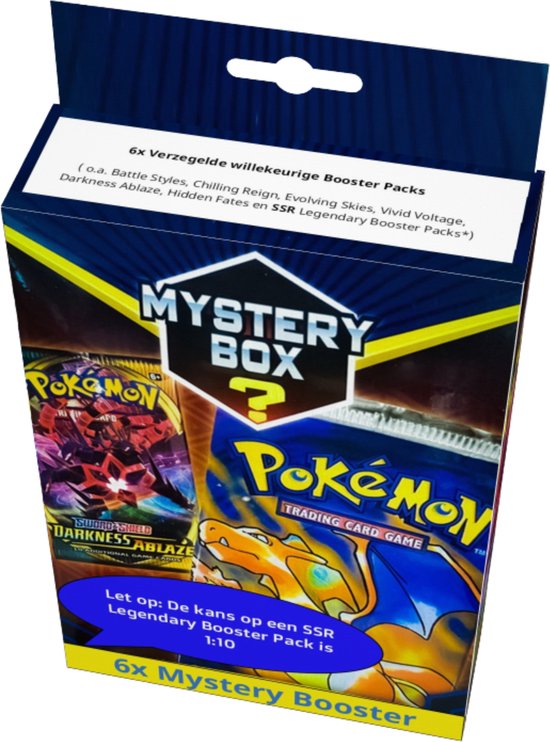 Thumbnail van een extra afbeelding van het spel Pokémon Mystery Power Box 6x Booster Packs Vintage Pack 1:10! Gradingshop
