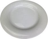 Yong Ontbijtbord - Wit - Glas - Ø 21.5 cm - Set van 4
