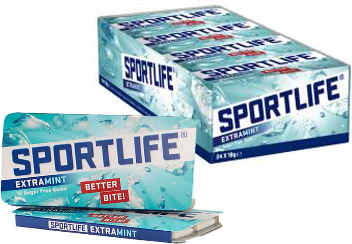Sportlife Extramint 48 x 12ST Voordeelverpakking bol