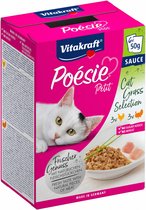 Vitakraft Poesie Petit + Cat Grass Selection 6x50 gram