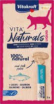 Vitakraft Vita Naturals Liquid Snack Zalm 5 st.