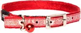 Rogz Halsband Kat - SparkleCat Red - Reflecterend - Pin gesp