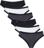 sloggi Dames tai slip 6 pack 24/7 Weekend