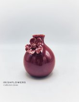Bloemenvaasje - Moederdag - Moederdag cadeautje - Voorjaar - Voorjaarsdecoratie - Decoratie - Red Pearl - Jolie - Porselein