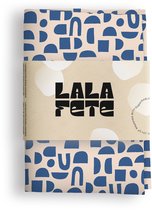 La La Fete - Furoshiki doeken - doorgeef inpakpapier - inpakstof - ARCHED CONFETTI CREAM - 50