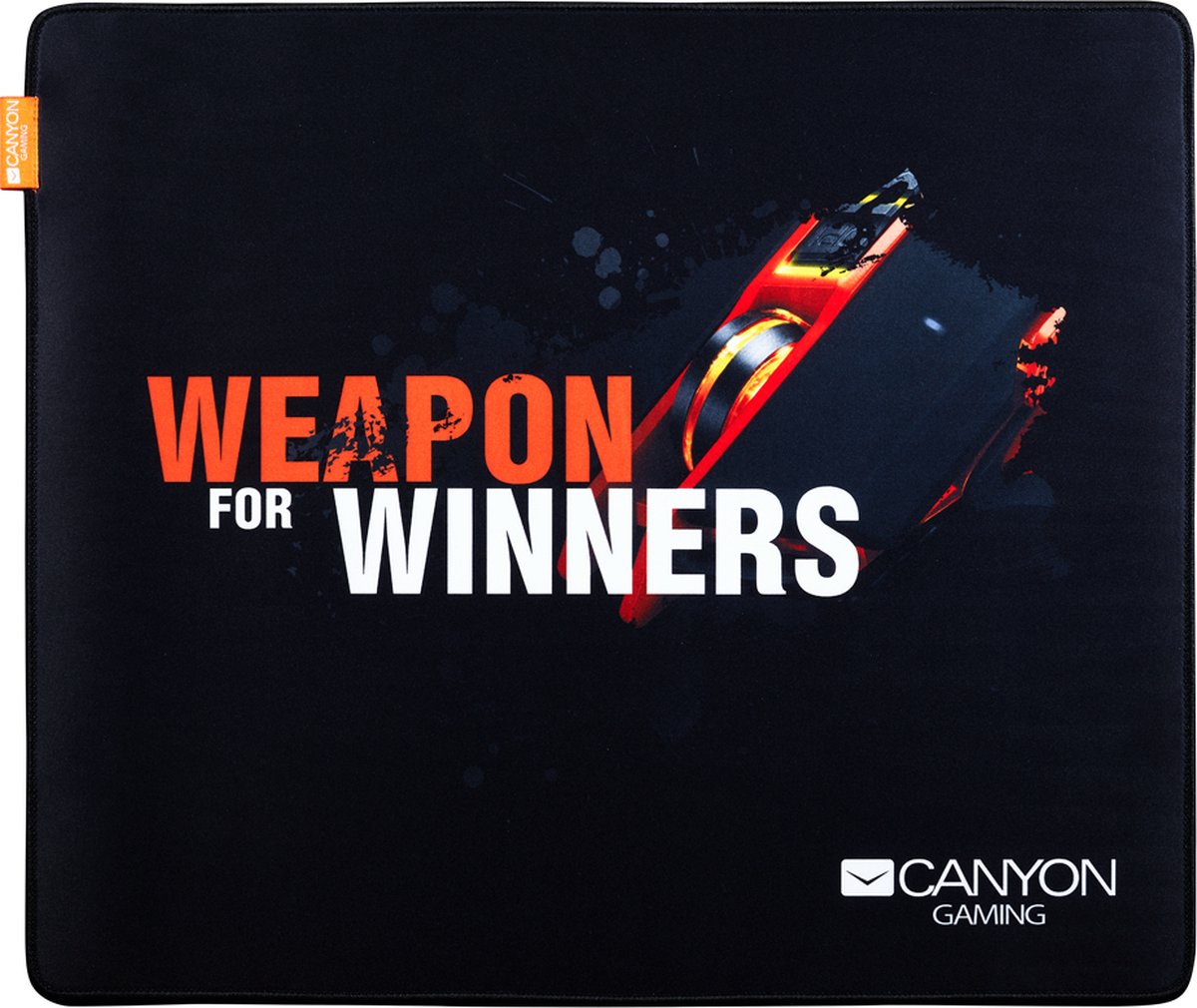 Canyon MP -5 M Gaming Mouse Pad - Multi -Spandex Materiaal - Anti -slipbasis - gestikte randen