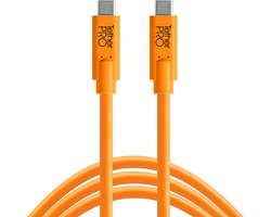 Tether Tools CUC15-ORG USB-kabel 4,6 m 3.2 Gen 1 (3.1 Gen 1) USB C Oranje
