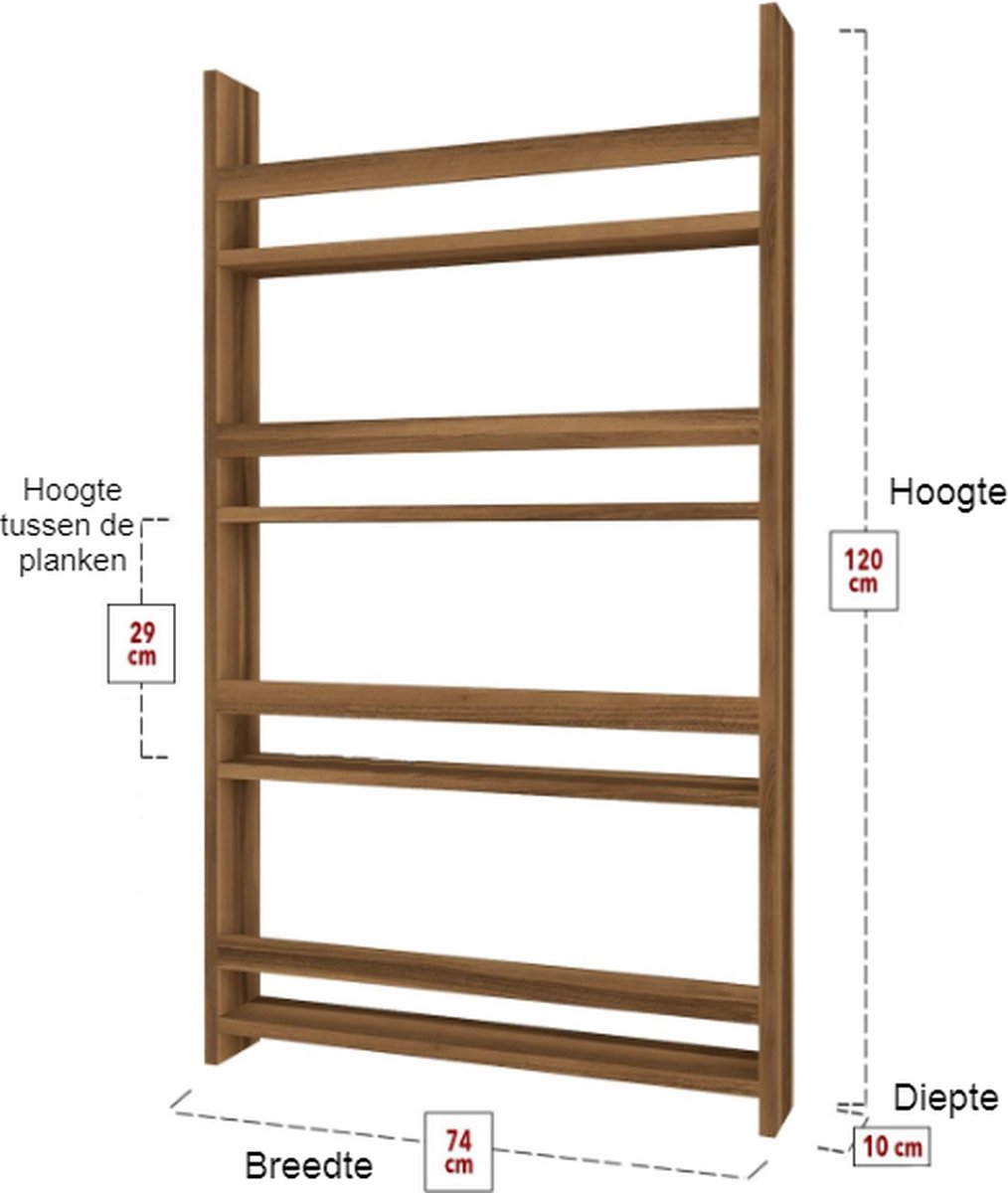 Wandmeubel Eldora 210x209x50 cm 2 glazen- en 3 schuifdeuren | Profijt