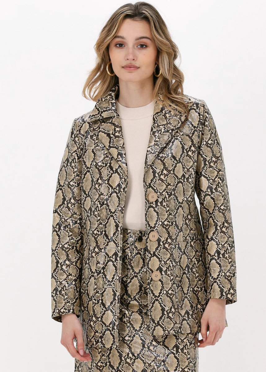 Na-kd Pu Blazer Blazers Dames - Bruin - Maat 36