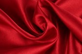 Tissu satin 50 mètres - Rouge - 100% polyester