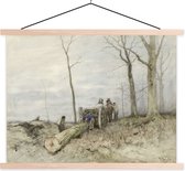 De mallejan - Peinture d'Anton Mauve affiche textielposter 60x45 cm