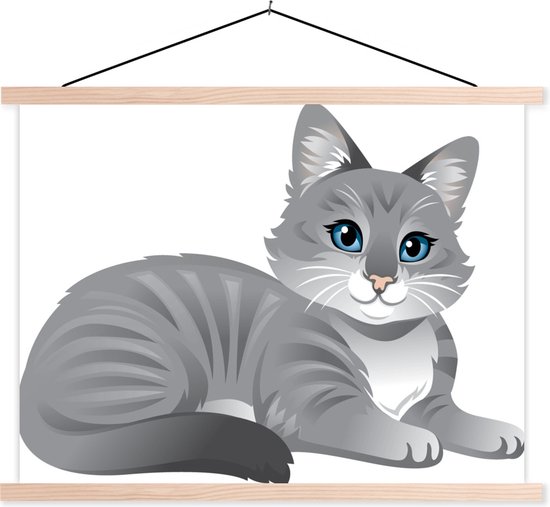 Moderne Impression Sur Toile Chat Orb Faune Guépards Image Tableau Decoration Murale 70x50cm Deco Cadre Décoration Salon Chambre Cuisine Horizontal