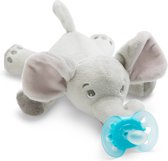 Philips Avent Sucette jouet en peluche - 0-6 mois - Little Elephant