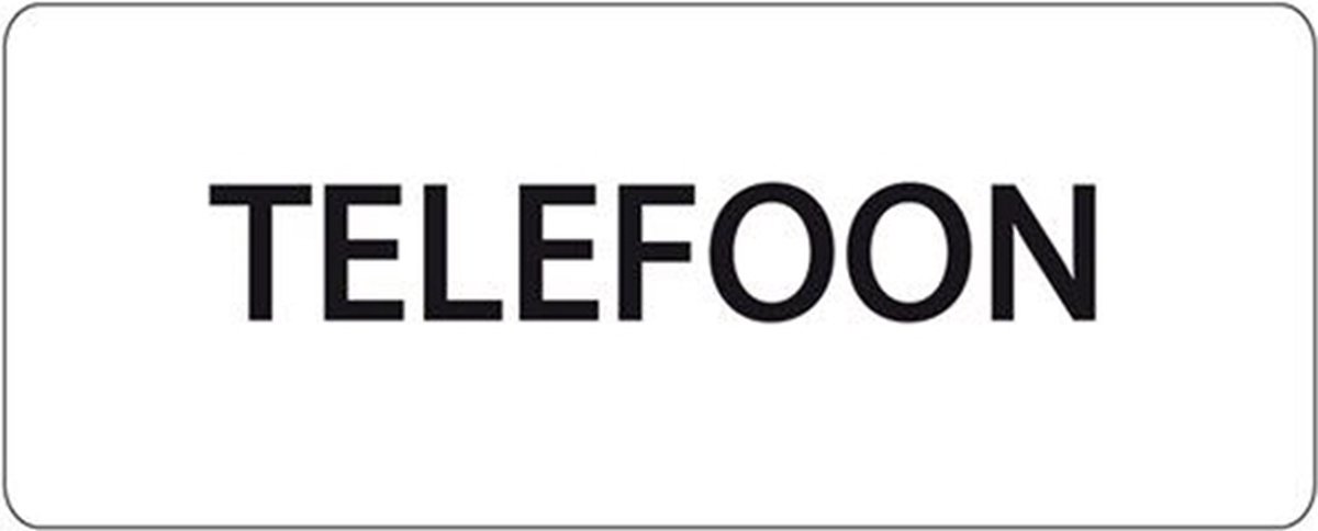 Ivana Tekstbord Telefoon