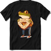 Casual Liefdes Donut Kikker T-Shirt Heren / Dames Dieren Shirt