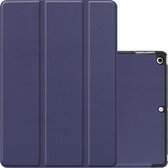 Hoesje Geschikt voor iPad 10.2 2020 Hoesje Case Hard Cover Hoes Book Case - Donkerblauw