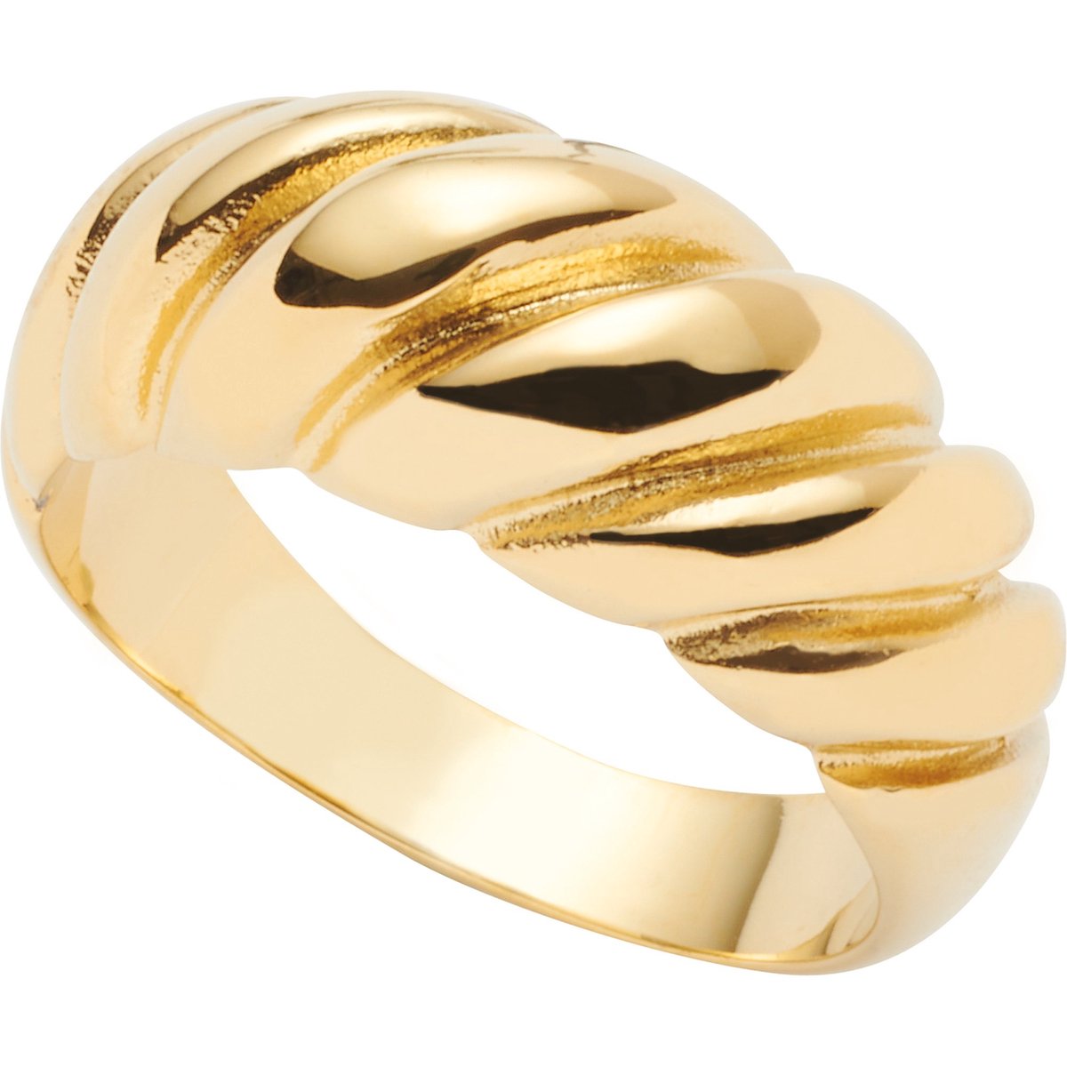 Leonardo Damen-Damenring Edelstahl 56 Gold 32022358