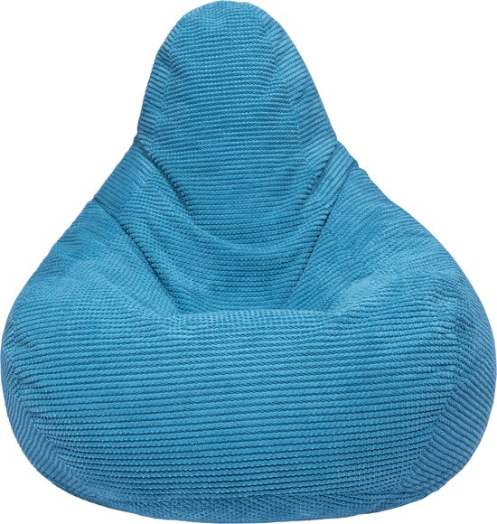 Volwassen Highback Zitzak Stoel Corduroy Stof Indoor Woonkamer Gaming Zitzak Ligstoel met Ergonomisch Ontwerp