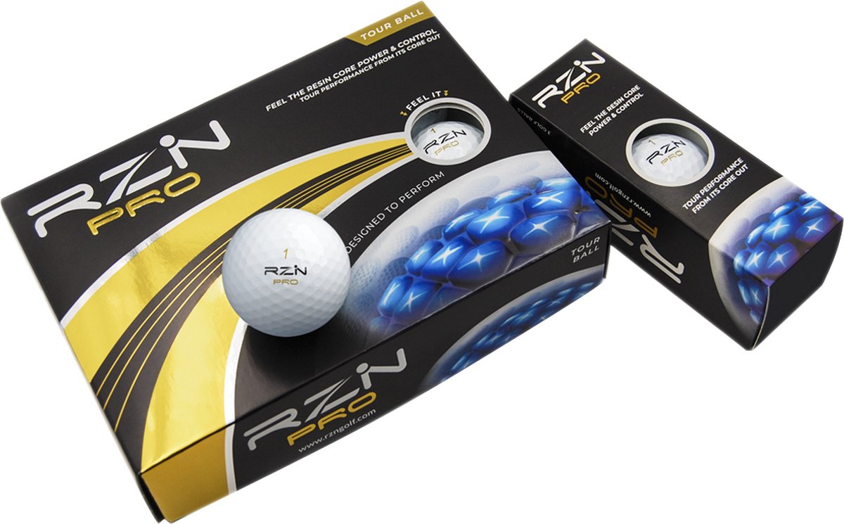 RZN Pro Golfballen Wit
