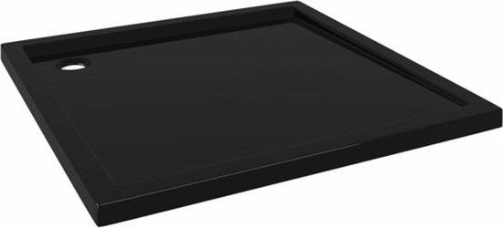 Receveur de douche carré 80x80 cm ABS noir