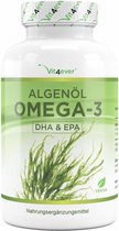 Omega 3 Vegan - 90 algenolie capsules - merkgrondstof: life's™OMEGA met DHA & EPA van algenolie in triglyceride vorm - laboratorium getest - weinig schadelijke stoffen - extra hoge dosering | Vit4ever