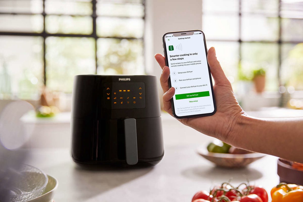 Philips Essential Connected 5000 Series - HD9280/70 - 6,2 liter (XL) - Rapid Air-technologie - 7 ingestelde programma's - Quickclean – foto 5