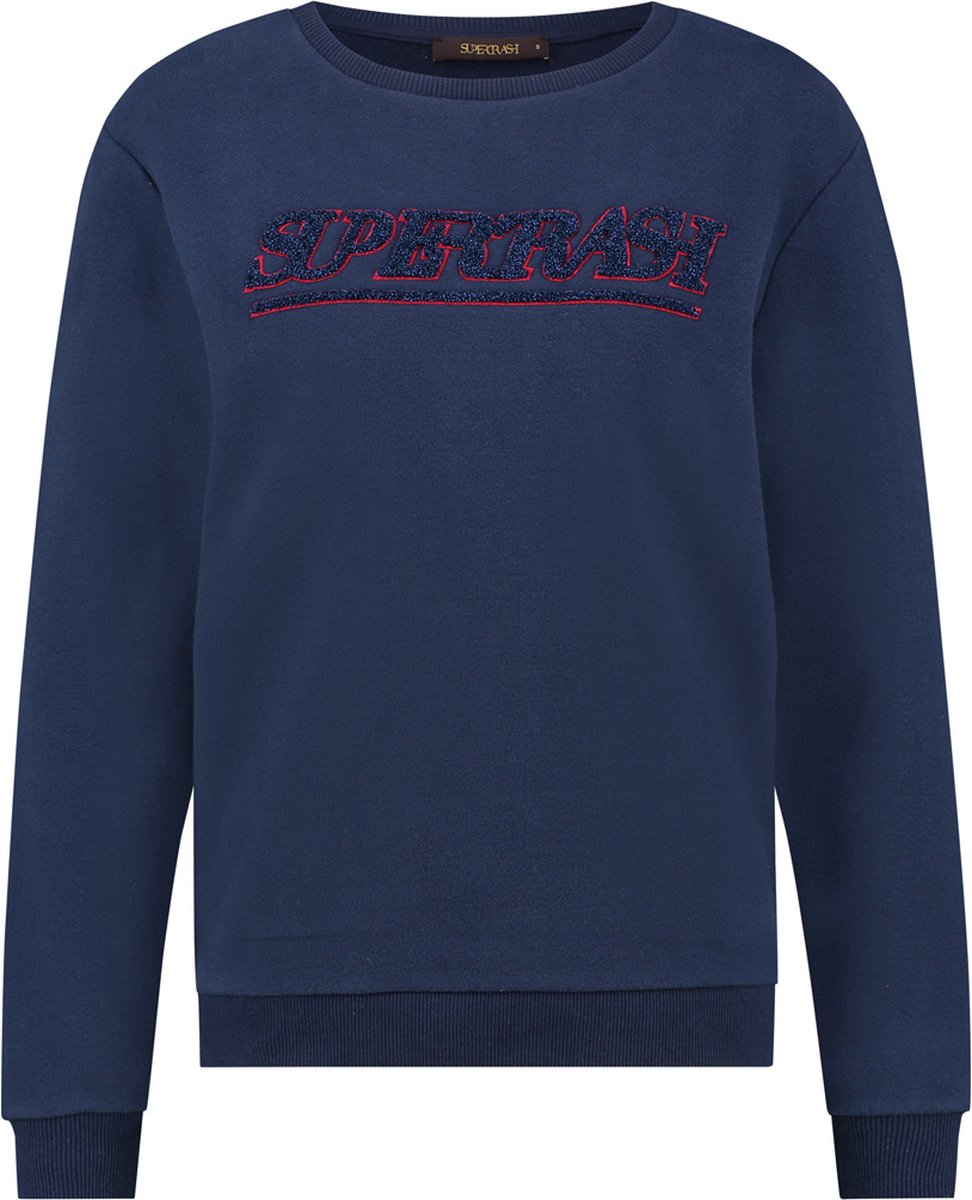Supertrash - Trui - Sweater Dames - Navy - XS