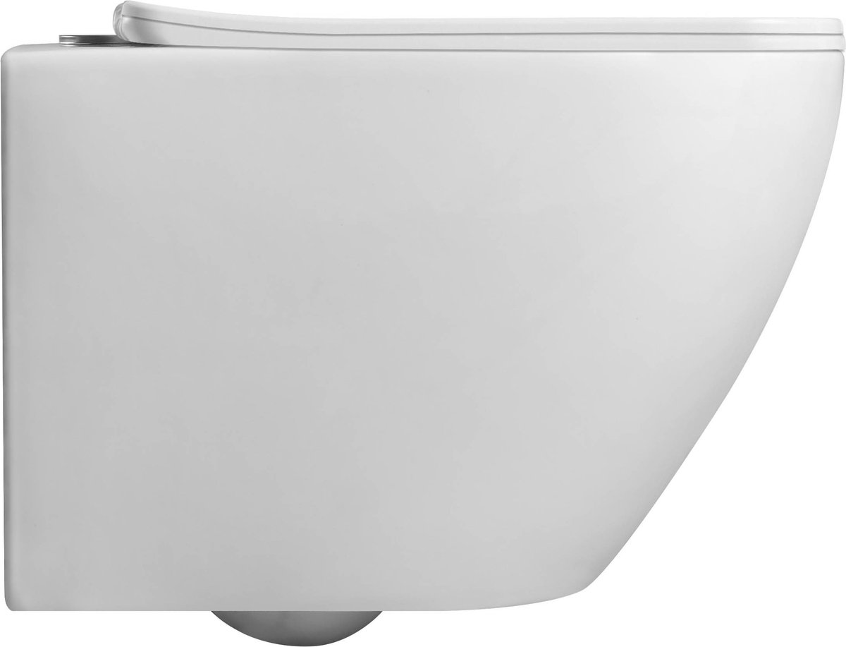 Hangend Toilet - Glans Wit | GRATIS softclose zitting | Randloos & compact model
