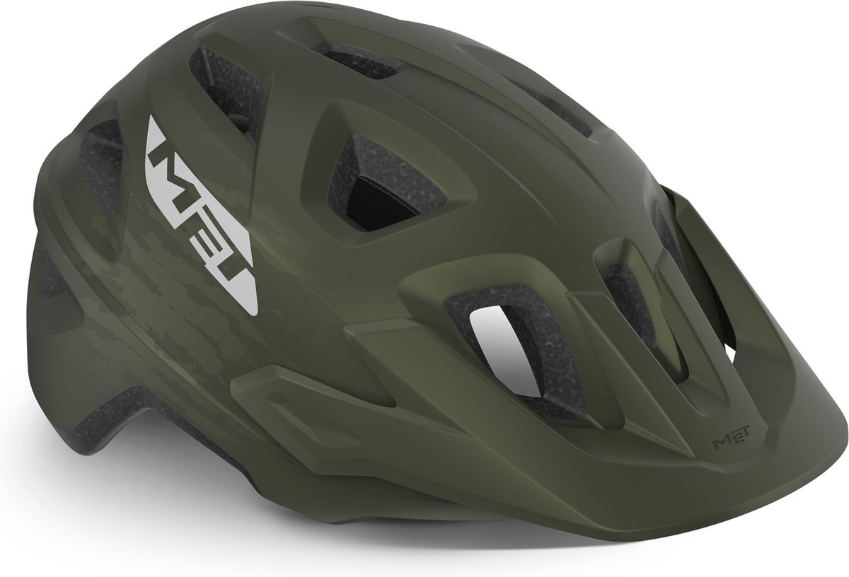 MET Echo MIPS Fietshelm - Mountainbike - Maat S/M - Olive Matt