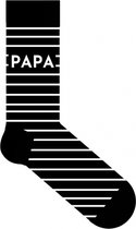 the big gifts-sokken-papa-zwart-wit-maat40/45