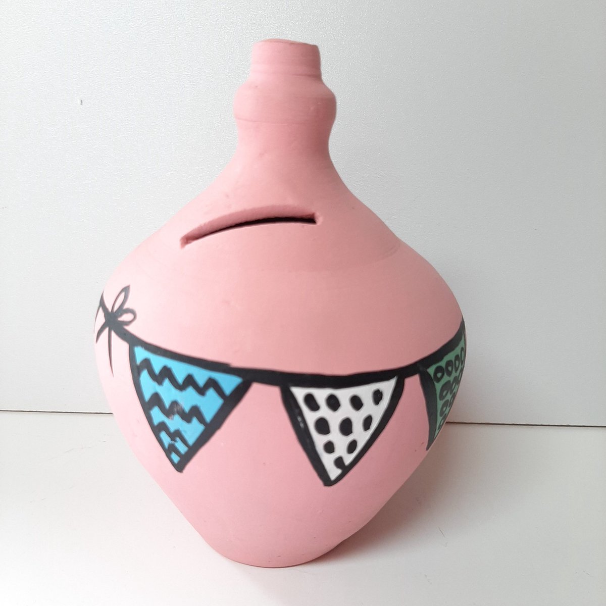Floz Design spaarpot zonder opening - aardewerk - kraamcadeau spaarpot