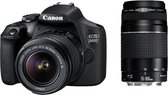 Bol.com Canon EOS 2000D 18-55 DC + 75-300 DC aanbieding