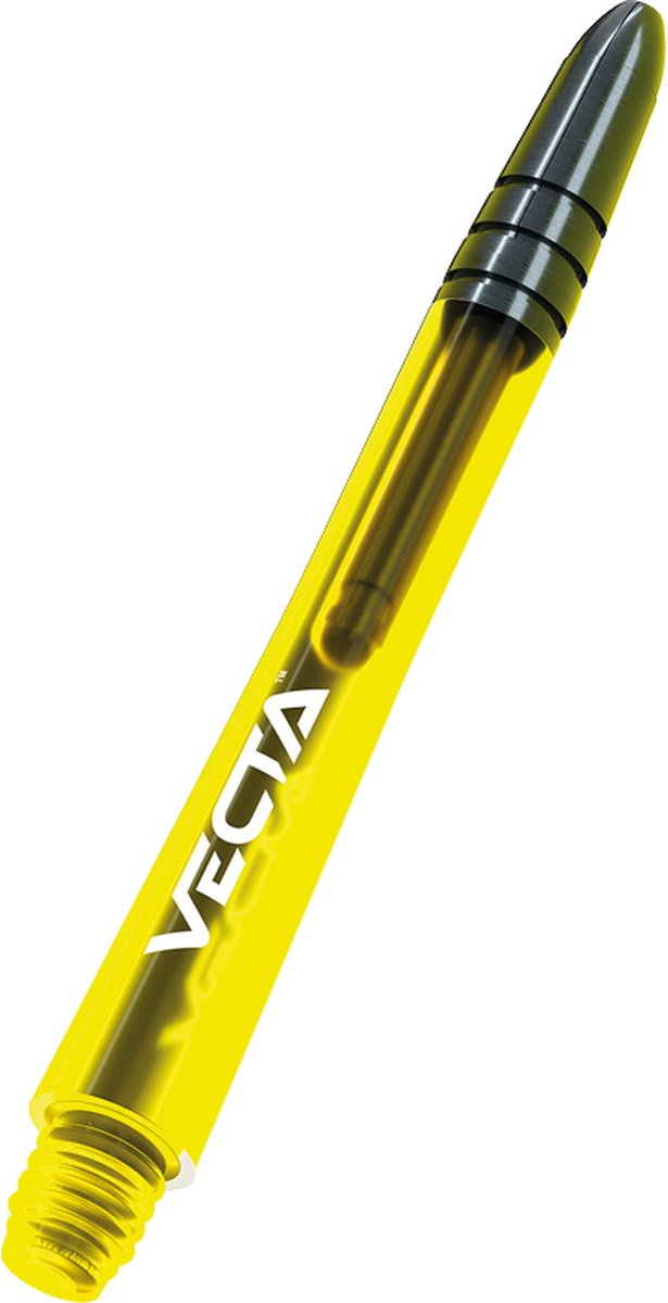 WINMAU - Vecta Dartschachten Geel, Korte - 1 set per pakket (3 Dartschachten in totaal) van Winmau — afbeelding 2