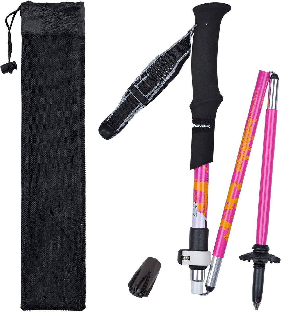 Nordic Walking Stokkenpremium - Walking stokken Lichtgewicht - Opvouwbare - Verstelbare Wandelstokken