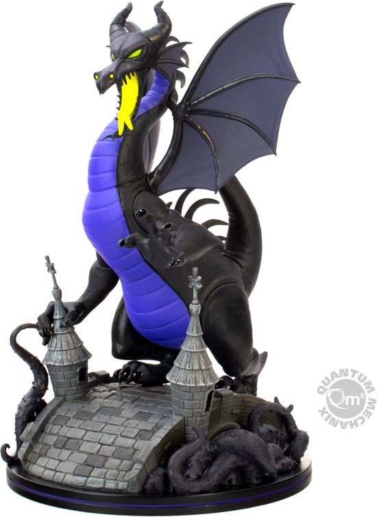 QUANTUM MECHANIX: Disney Villains Q-fig Max Elite Figura The Maleficent Dragon 22 Cm Quantum Mechanix 0812095025031